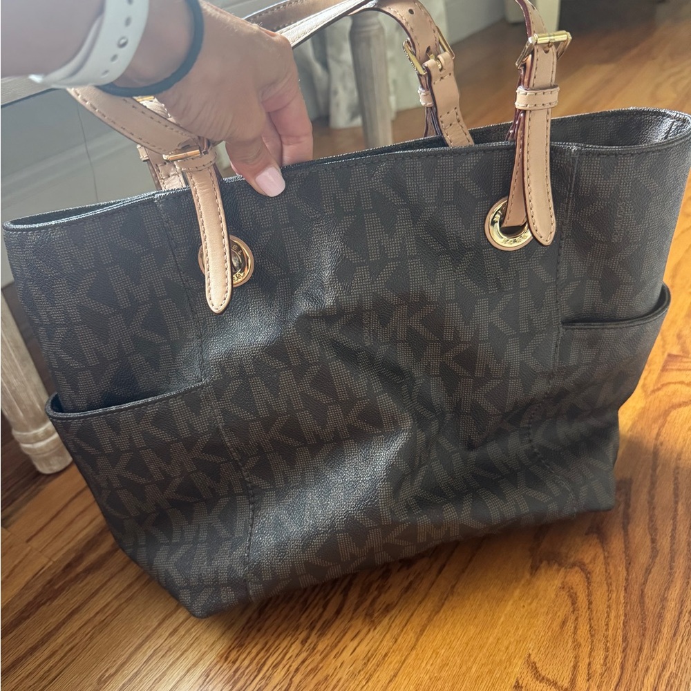 Michael Kors Dark Brown Signature Tote